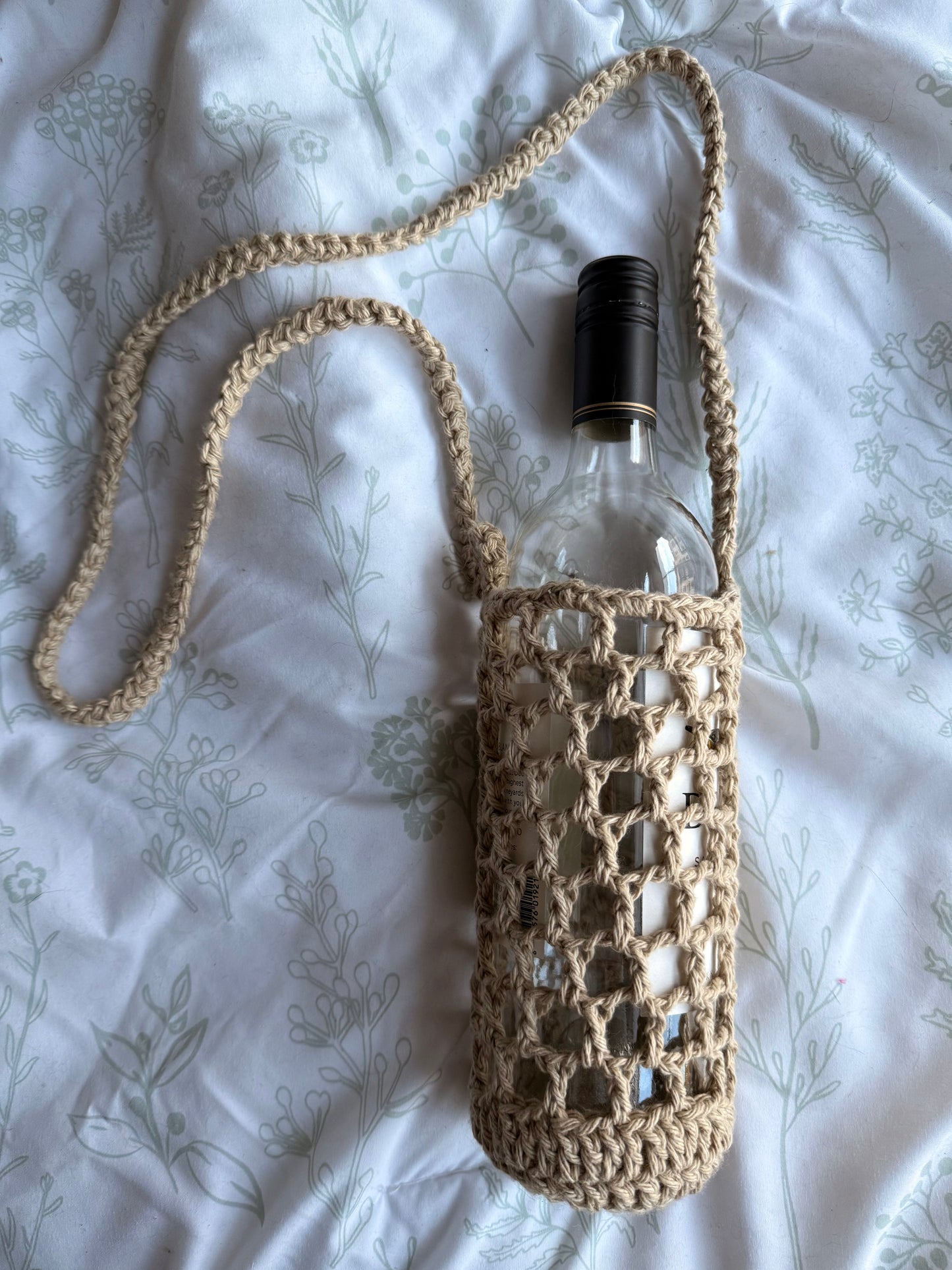 100% Cotton Wine Tote