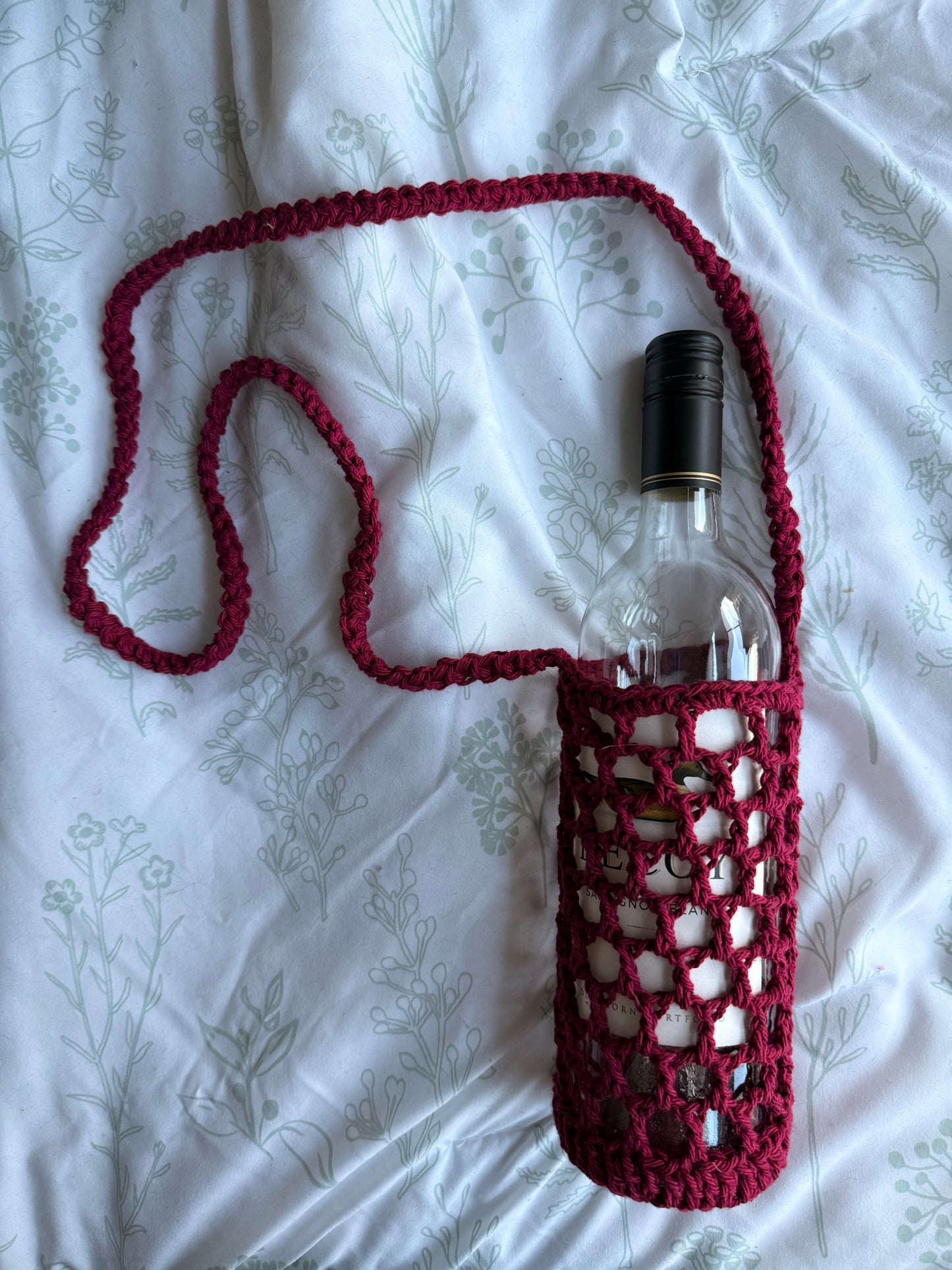 100% Cotton Wine Tote
